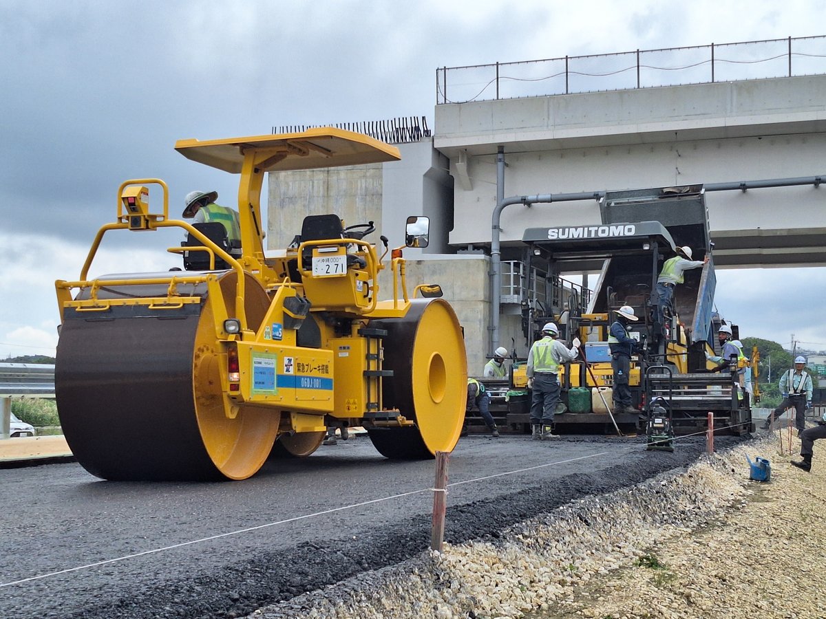 舗装職人の仕事